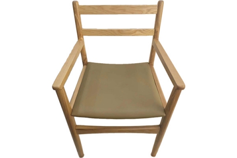 日式料理店小吃店實(shí)木簡(jiǎn)約餐椅