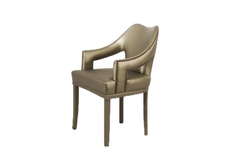 實(shí)木高檔餐廳軟包餐椅