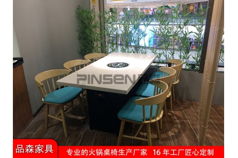 慶陽實木火鍋店桌椅沙發(fā)價格