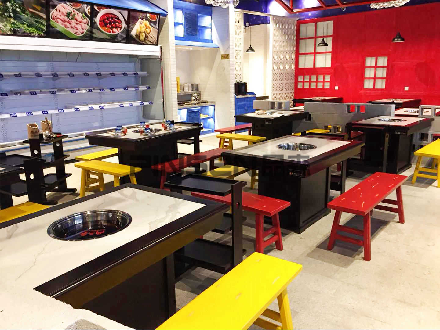 兩三事火鍋專(zhuān)用餐桌