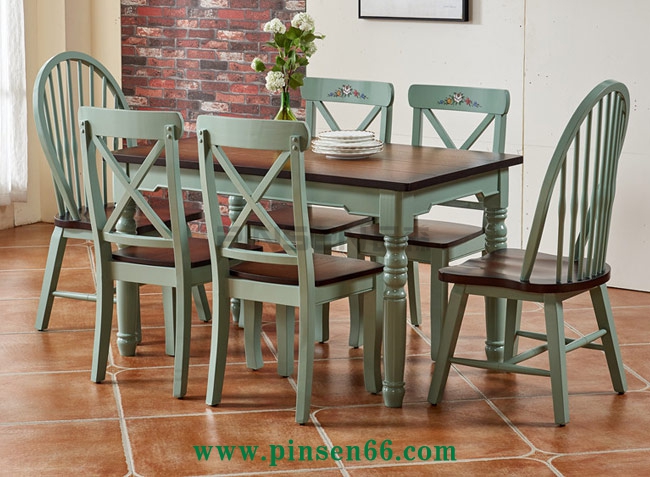 美式復(fù)古loft桌椅 咖啡廳桌椅