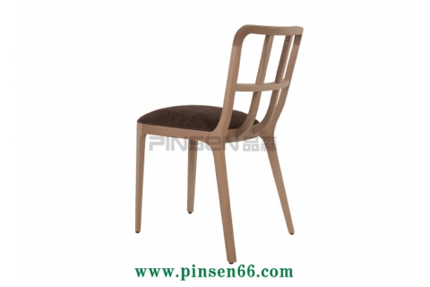 實(shí)木布藝軟包北歐實(shí)木主題餐桌椅